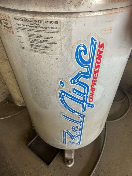 BelAir 7.5HP Air Compressor with Spare Parts