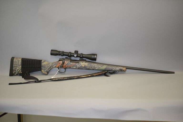 Remington Model 700 Bolt Action Camo Rifle In .243 WIN Caliber,