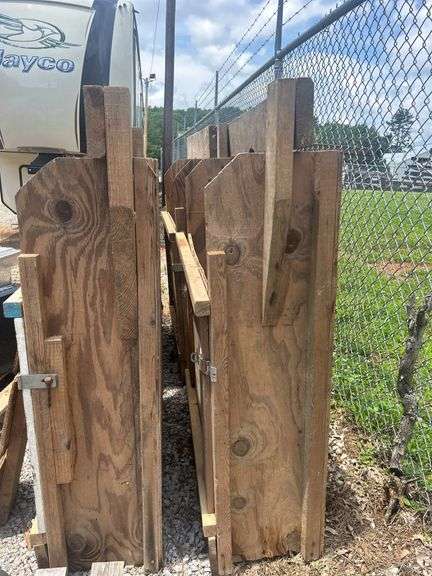 Set of Wooden Concrete Formwork Panels