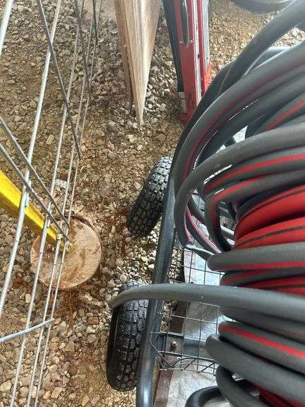 Hose Reel Cart with Hose