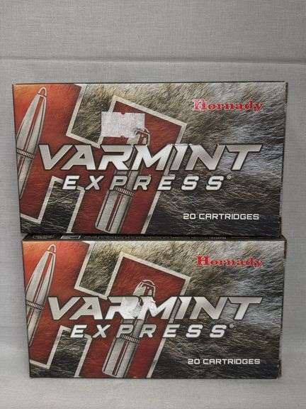 Two Boxes of Hornady Varmint Express 6mm Creedmoor Ammunition