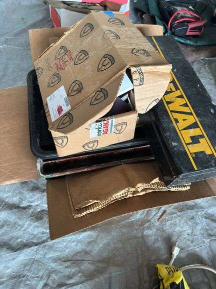 Mixed Lot of Tools including Dewalt Toolbox, Allen Wrenches, Woodworking Clamps and More
