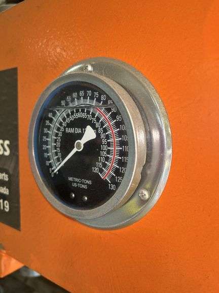 TMG Industrial 75 Ton Hydraulic Shop Press