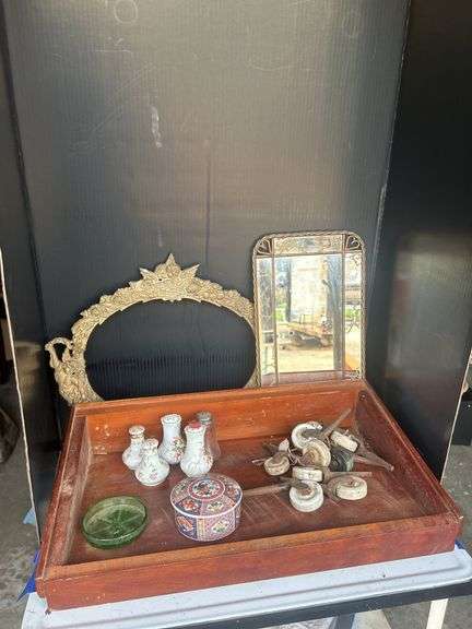 Decorative Frames, Salt & Pepper Shakers, and Assorted Decorative Items image