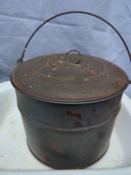 Collection of Enamelware, Metalware, and Kitchenware