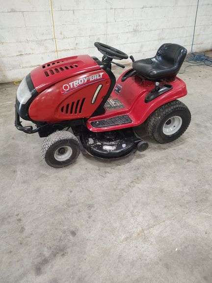TROY BILT - LTC 42 INCH CUT RIDING LAWN MOWER - 12.5 HP BRIGGS AND STRATTON ENGINE image