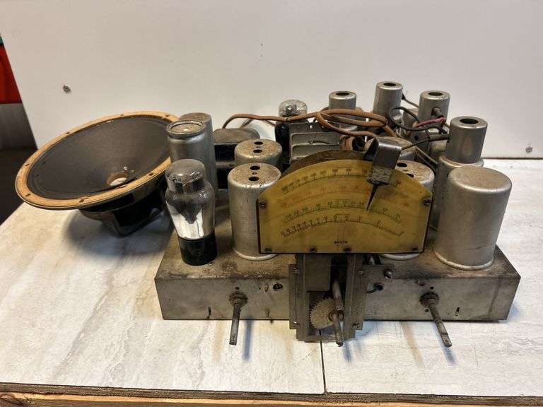 Vintage Radio Chassis with Speaker image
