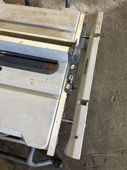 Metabo HPT Table Saw with Rolling Stand