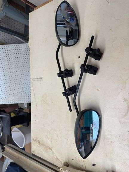 Set of Black Clamp-On Towing Mirrors image