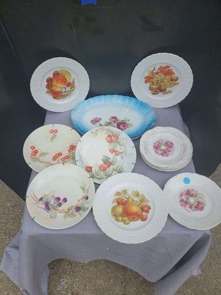 Collection of Assorted Decorative Plates and Serving Dish image