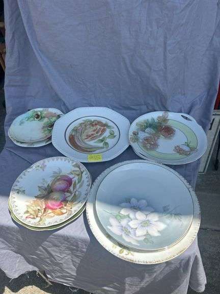 Lot of J & C Louise Bavaria Hand Painted Plates image