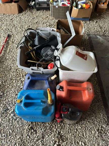 Lot of Assorted Tools, Accessories, and Containers image
