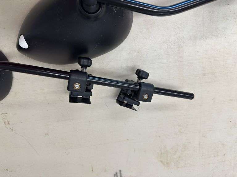 Set of Black Clamp-On Towing Mirrors