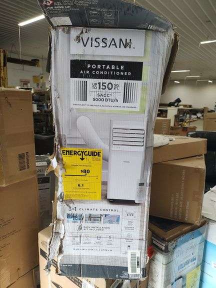 VISSANI - 5000 BTU PORTABLE AIR CONDITIONER