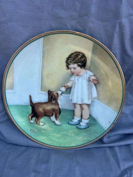 Bessie Pease Gutmann "The Reward" Plate image