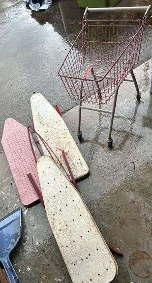 Children's Toy Ironing Boards and Shopping Cart image