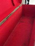 Red Felt-Lined Wooden Chest with Pittsburgh Load Binder
