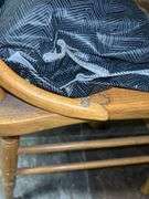 Round Oak Table and Four Spindle Back Chairs
