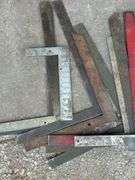 Lot of Assorted Metal Rulers and Squares