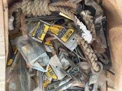 Mixed Lot of Tools including Dewalt Toolbox, Allen Wrenches, Woodworking Clamps and More