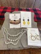 Myra Bag Jewelry Set: Bracelet, Necklace, and Earrings