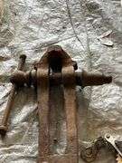 Assorted Metal Working Tools: Vise, Puller, and Clamp