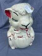 Lamb Ceramic Cookie Jar