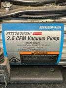 Pittsburgh 2.5 CFM Vacuum Pump - Item 98076