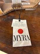Myra Leather Cowhide Accent Sandals