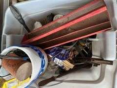 Tote Full of Tools, Electrical Wiring, and More