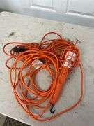 Orange Work Light with Extension Cord