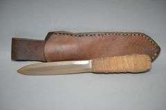 Custom Throwing Knife & Leather Sheath,