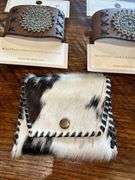 Myra Bag Leather Cuff Bracelets and Cowhide Coin Purse