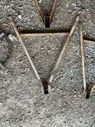 Metal A-Frame Stands and Wire Reel