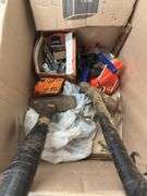 Box of Assorted Tools and Hardware