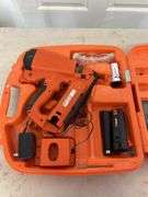 Paslode Cordless 16 Gauge Angled Finish Nailer with Case & Accessories