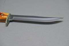 Case XX Bone Handled Hunting Knife With Leather Sheath,