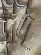 6 Metal C-Clamps