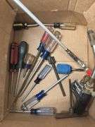 Box of Screwdrivers and Torch Set