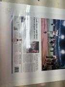 Kirk Gibson Signed Photo and Detroit Free Press "Grand Finale" Newspaper
