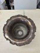 Silver Plated Two Handled Urn