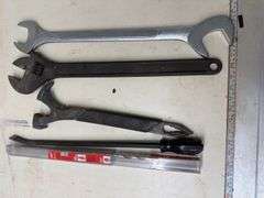 Hand Tools: Wrenches, Pry Bar, and More