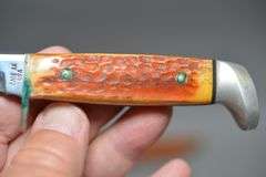 Case XX Bone Handled Hunting Knife With Leather Sheath,