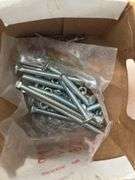 Bucket Boss Tool Bag with Hardware, Hinges, Screws, and Door Knobs