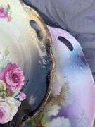 Collection of Decorative Plates with Floral Designs