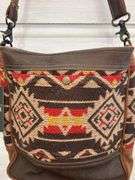 Myra Bag Tapestry and Leather Shoulder Bag