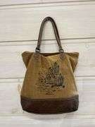 Myra Bag Canvas Tote with Desert Cactus Design