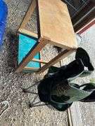 Adventuridge Camping Chair & Small Wooden Table