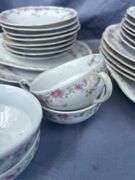 Floral China Set Marked Germany