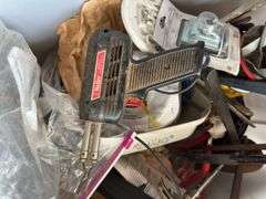 Tote Full of Tools, Electrical Wiring, and More